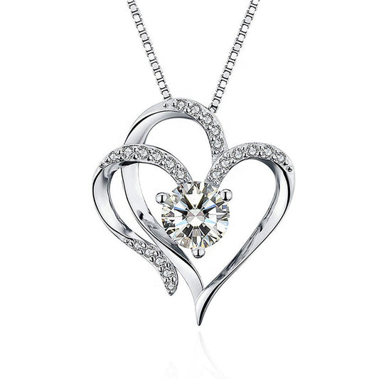 Interlocking Heart Pendant