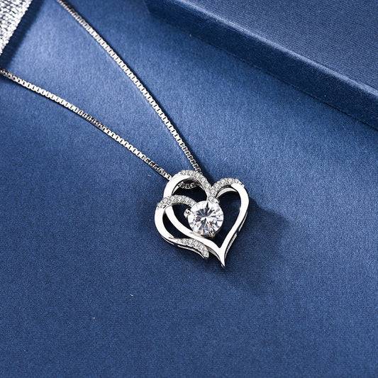 Interlocking Heart Pendant